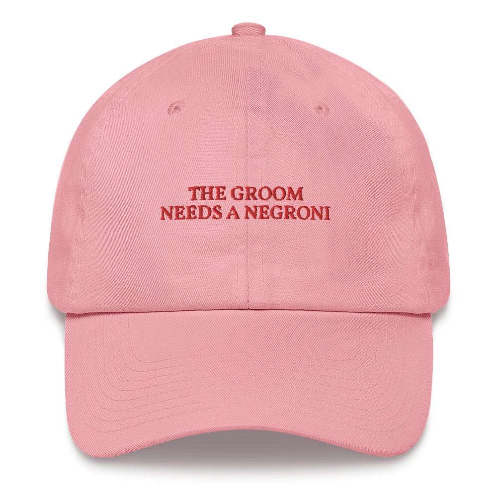 The Groom needs a Negroni Cap - The Refined Spirit