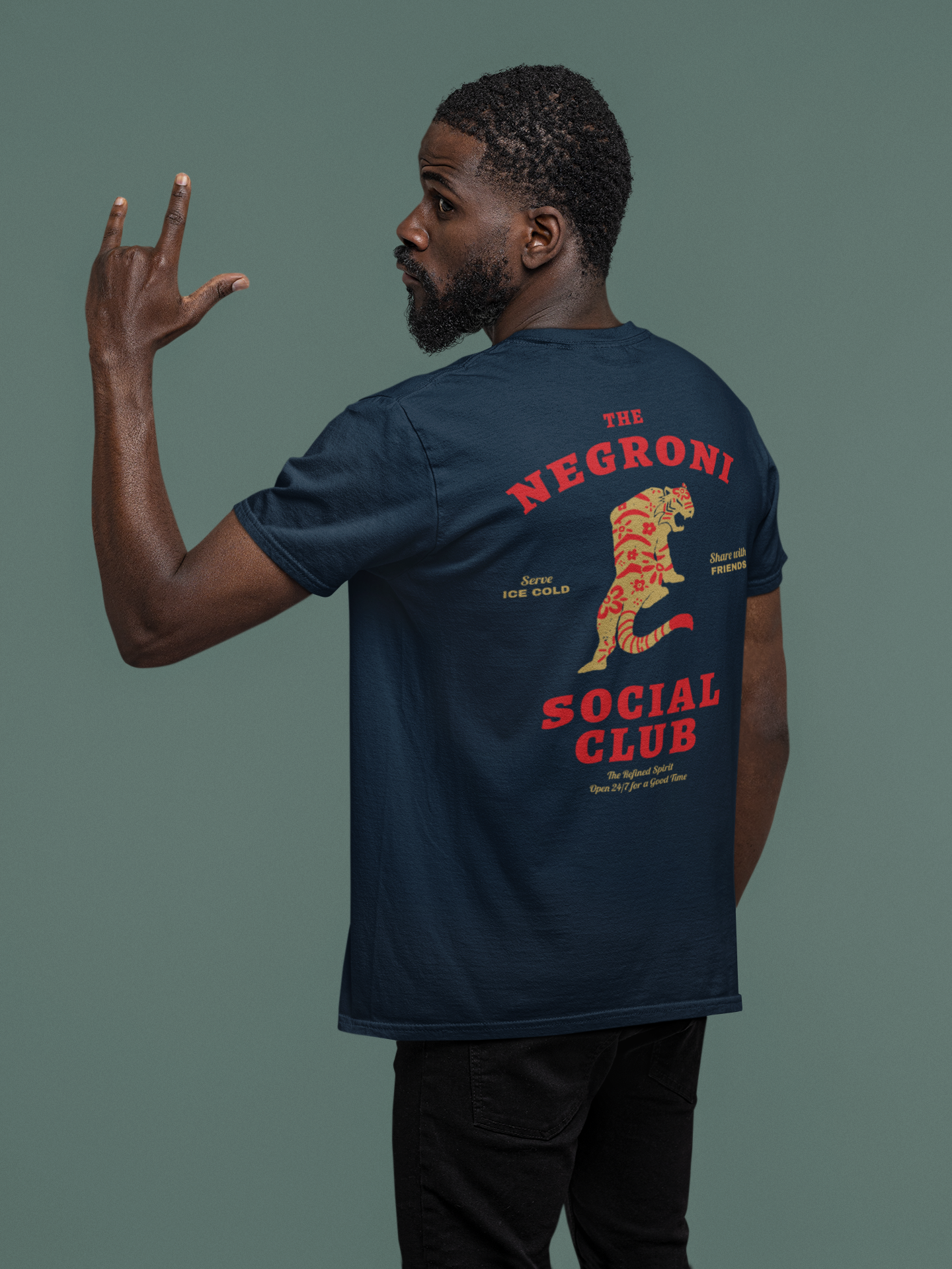 The Negroni Social Club - Organic T-shirt - The Refined Spirit