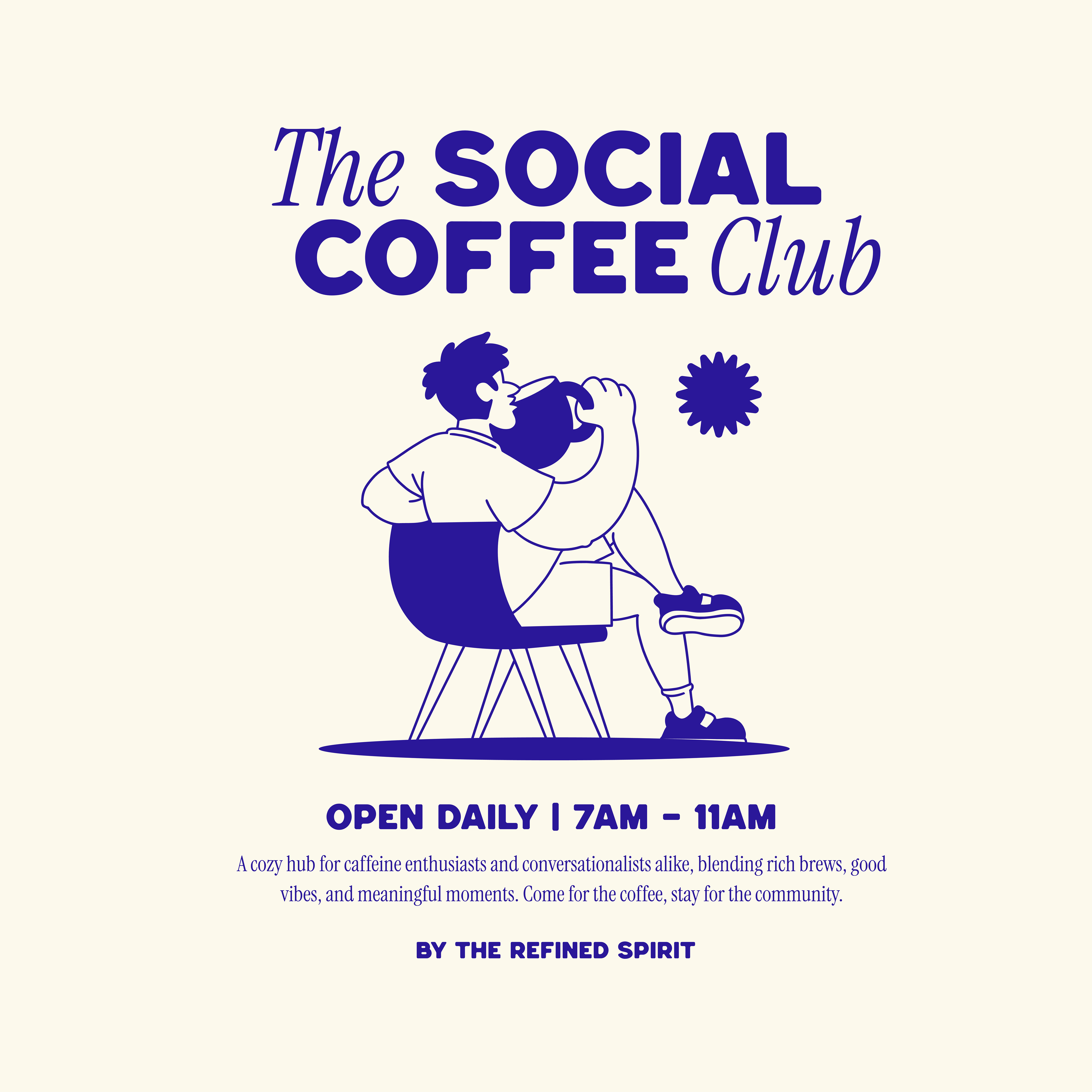 The Social Coffee Club - Organic Hoodie