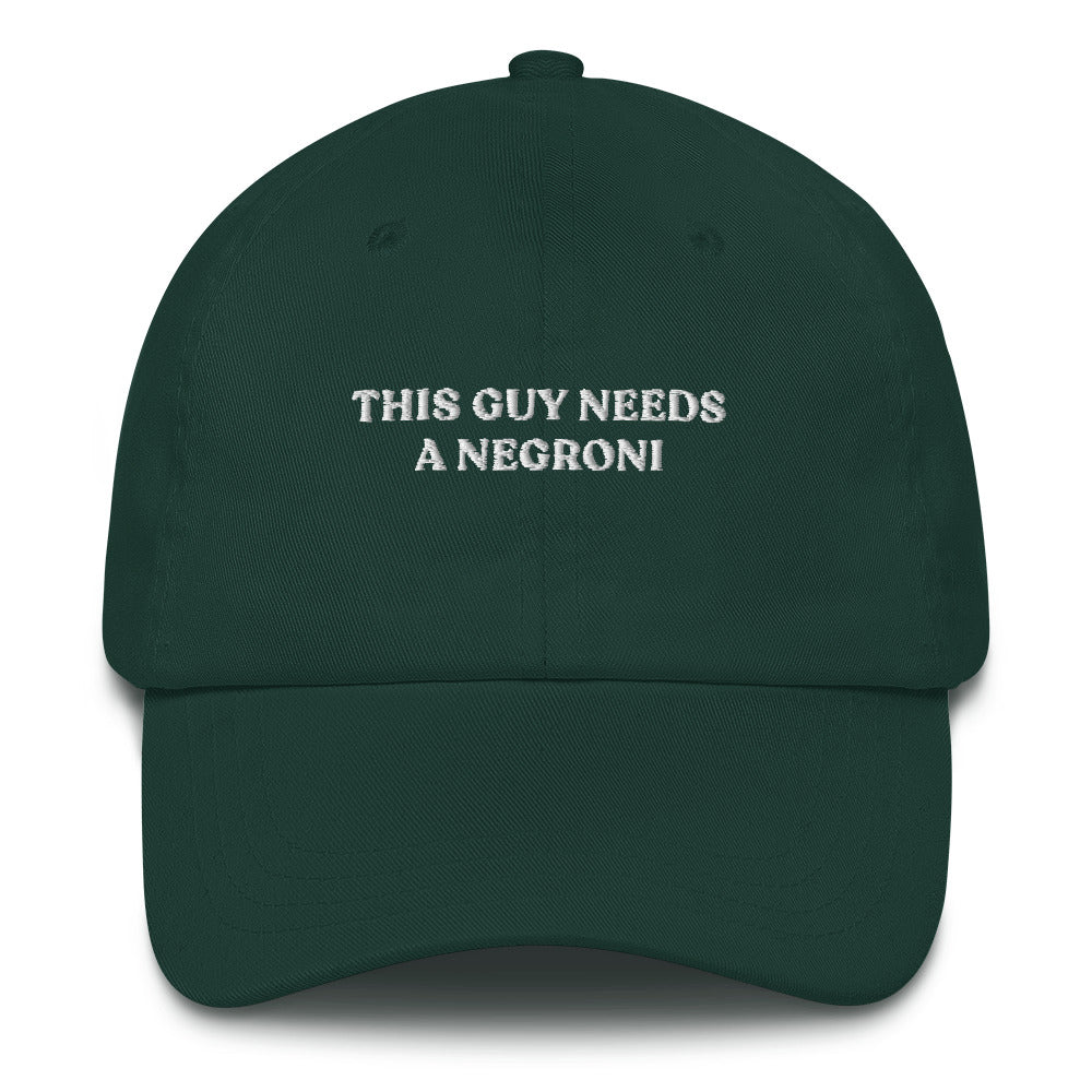 This Guy needs a Negroni Cap