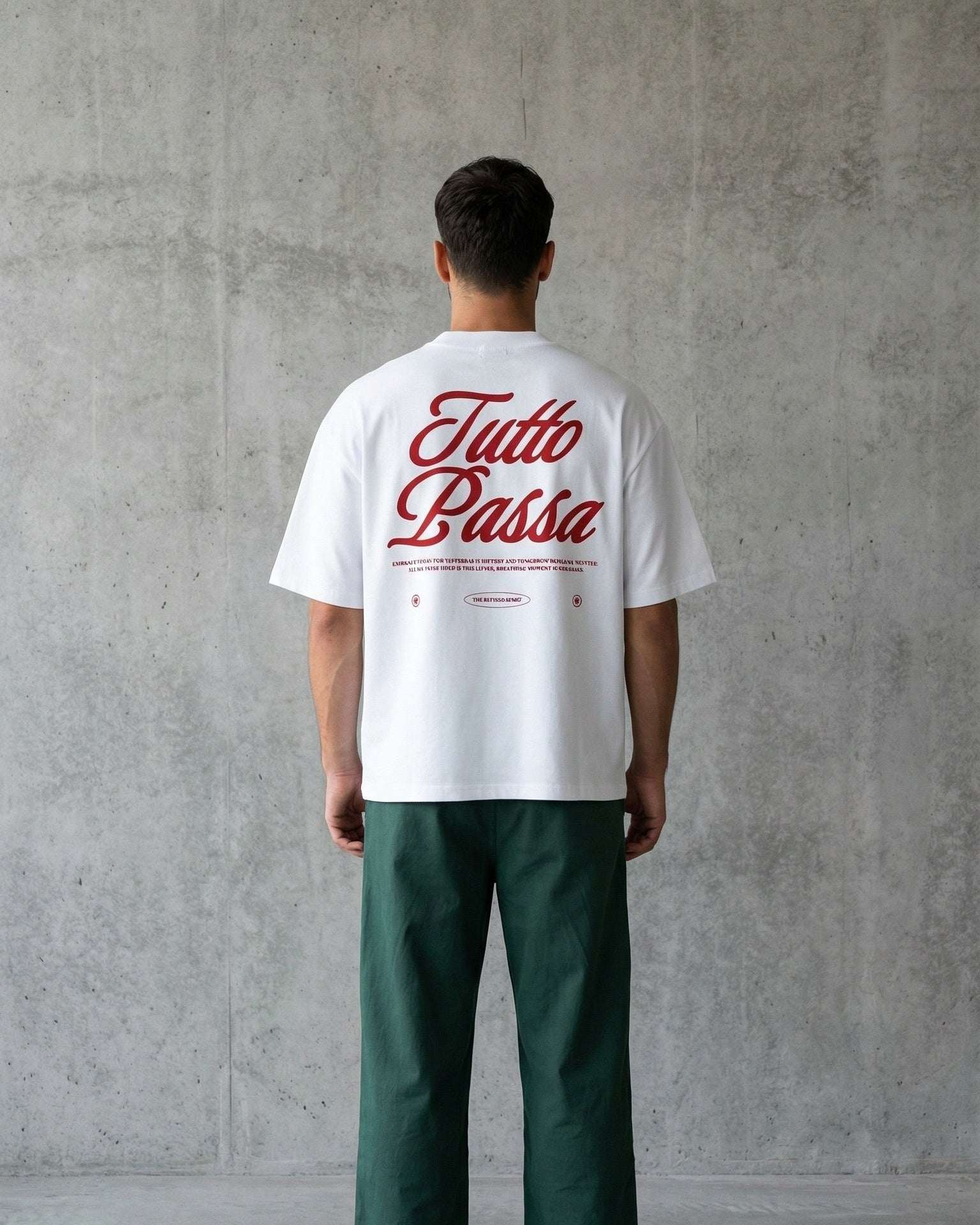 Tutto Passa - Oversized Organic T-shirt