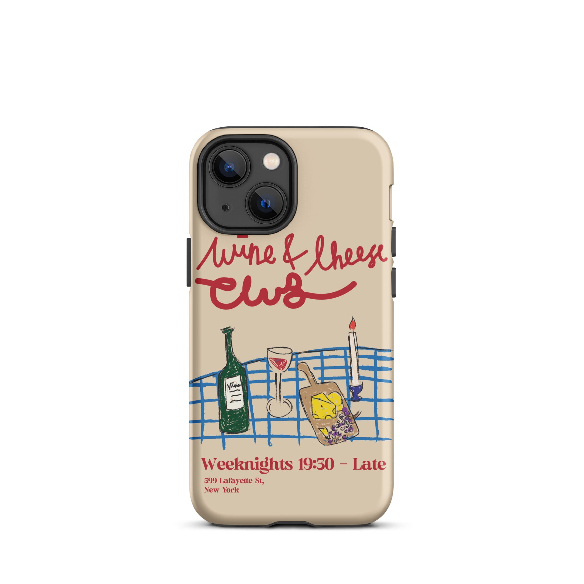 Wine & Cheese Club - Tough Case for iPhone® - The Refined Spirit