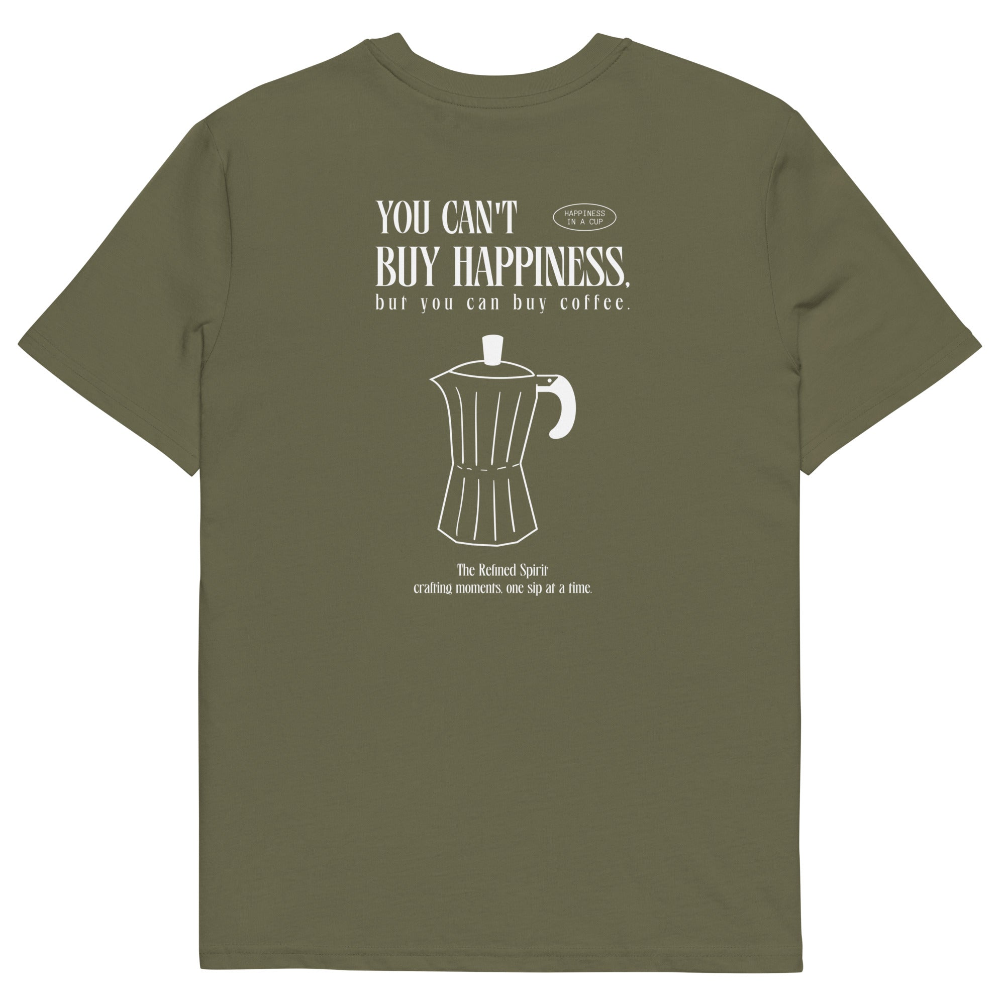 You can't buy happiness but you can buy coffee - Organic T-shirt - The Refined Spirit