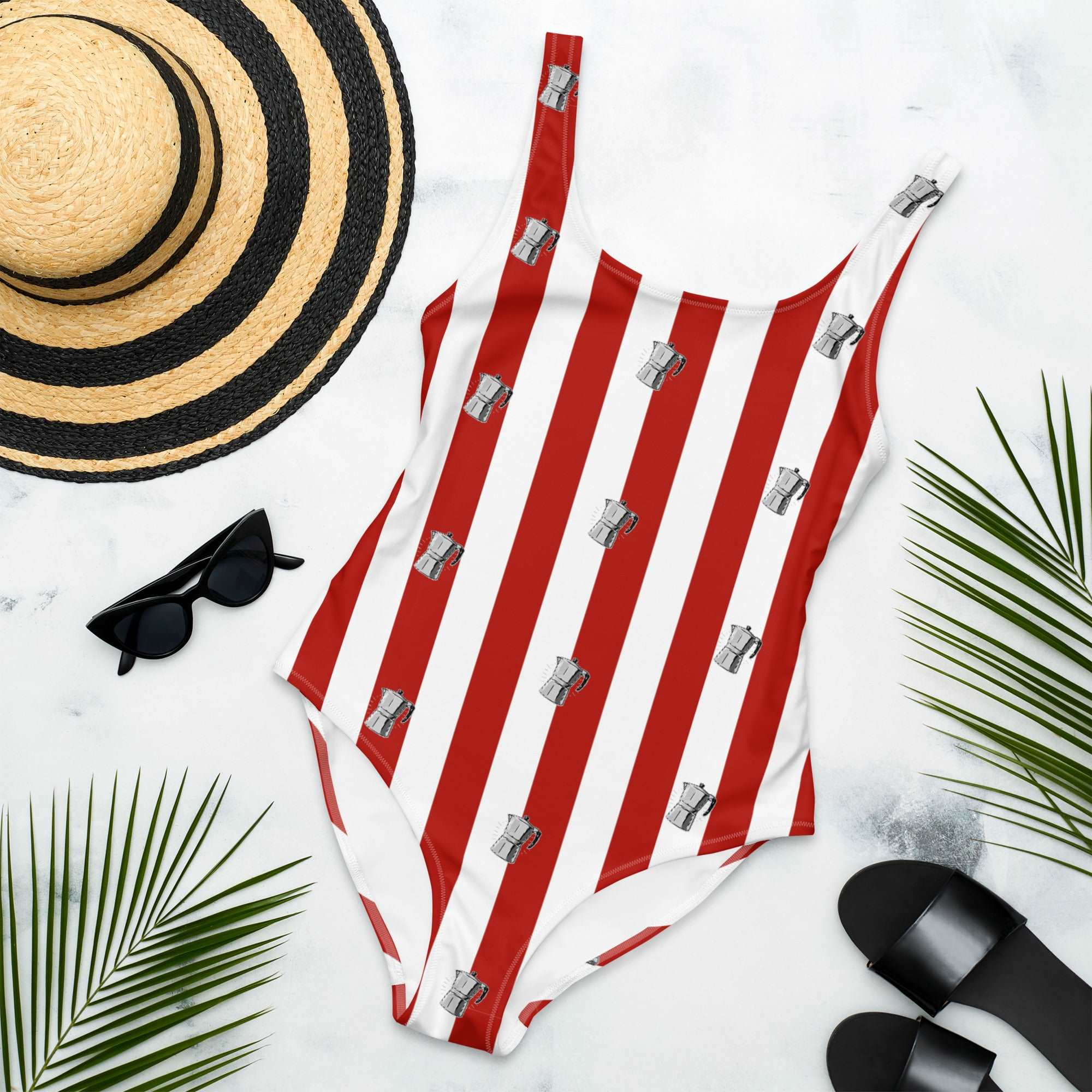 Coffee Stripe - Swimsuit