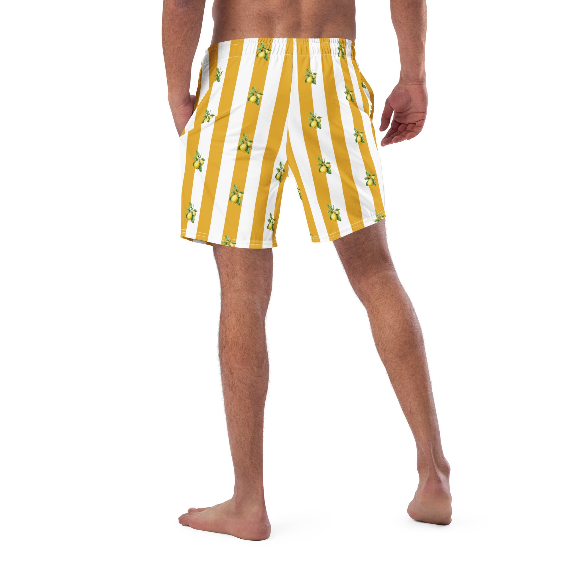 Lemon Stripe - Pool Short