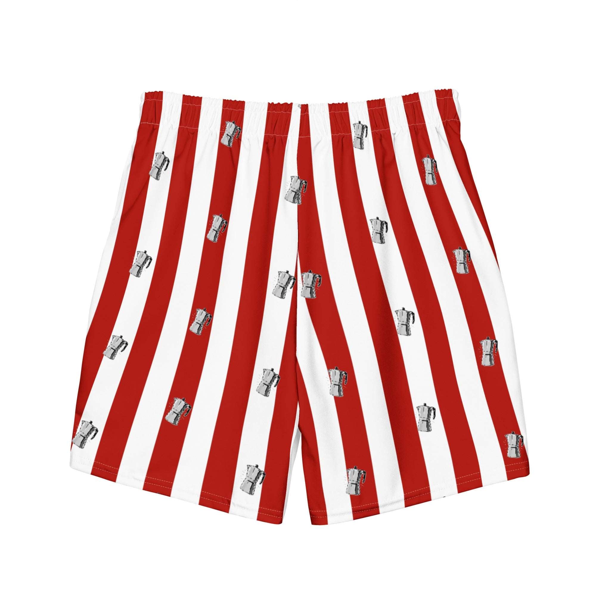 Coffee Stripe - Pool Short