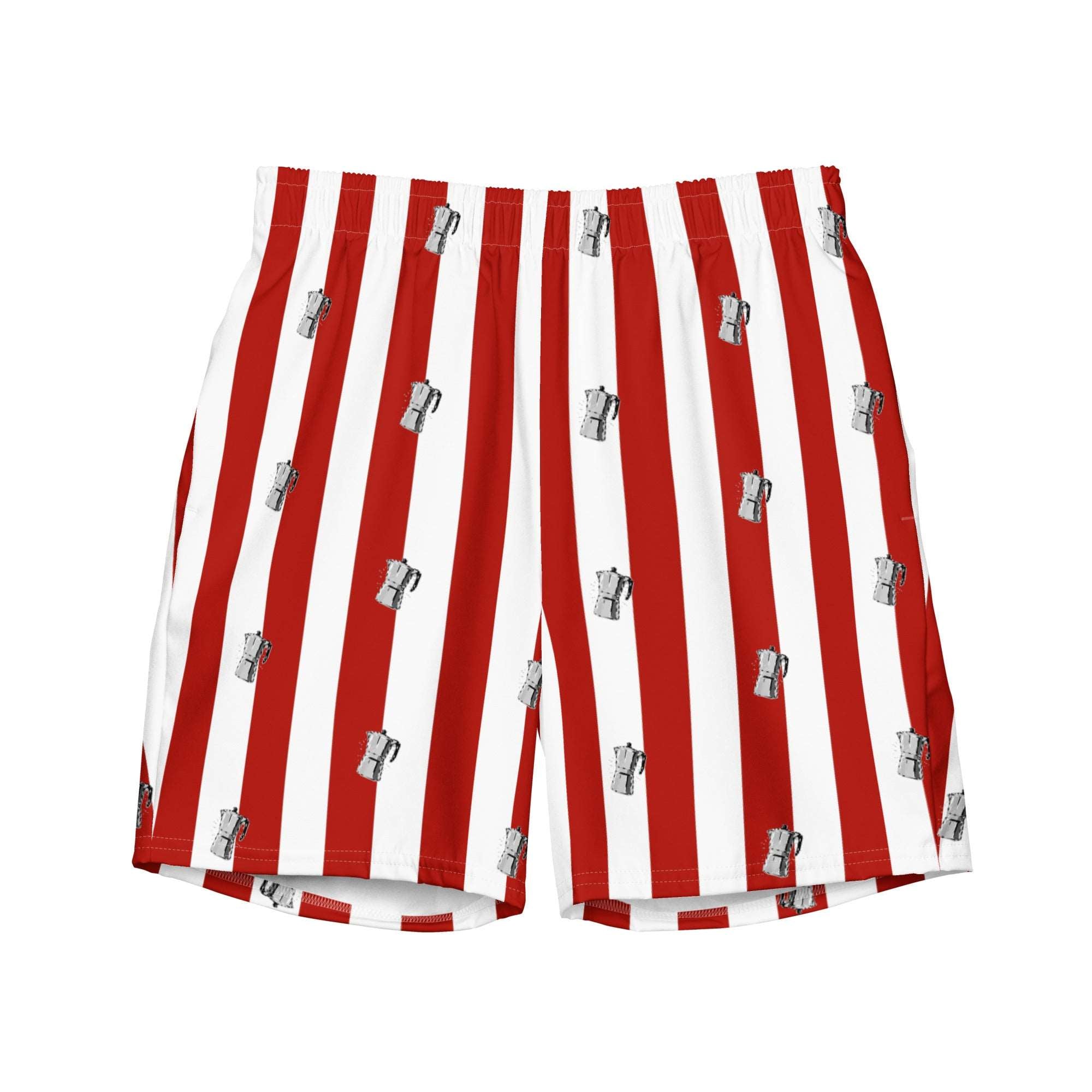 Coffee Stripe - Pool Short