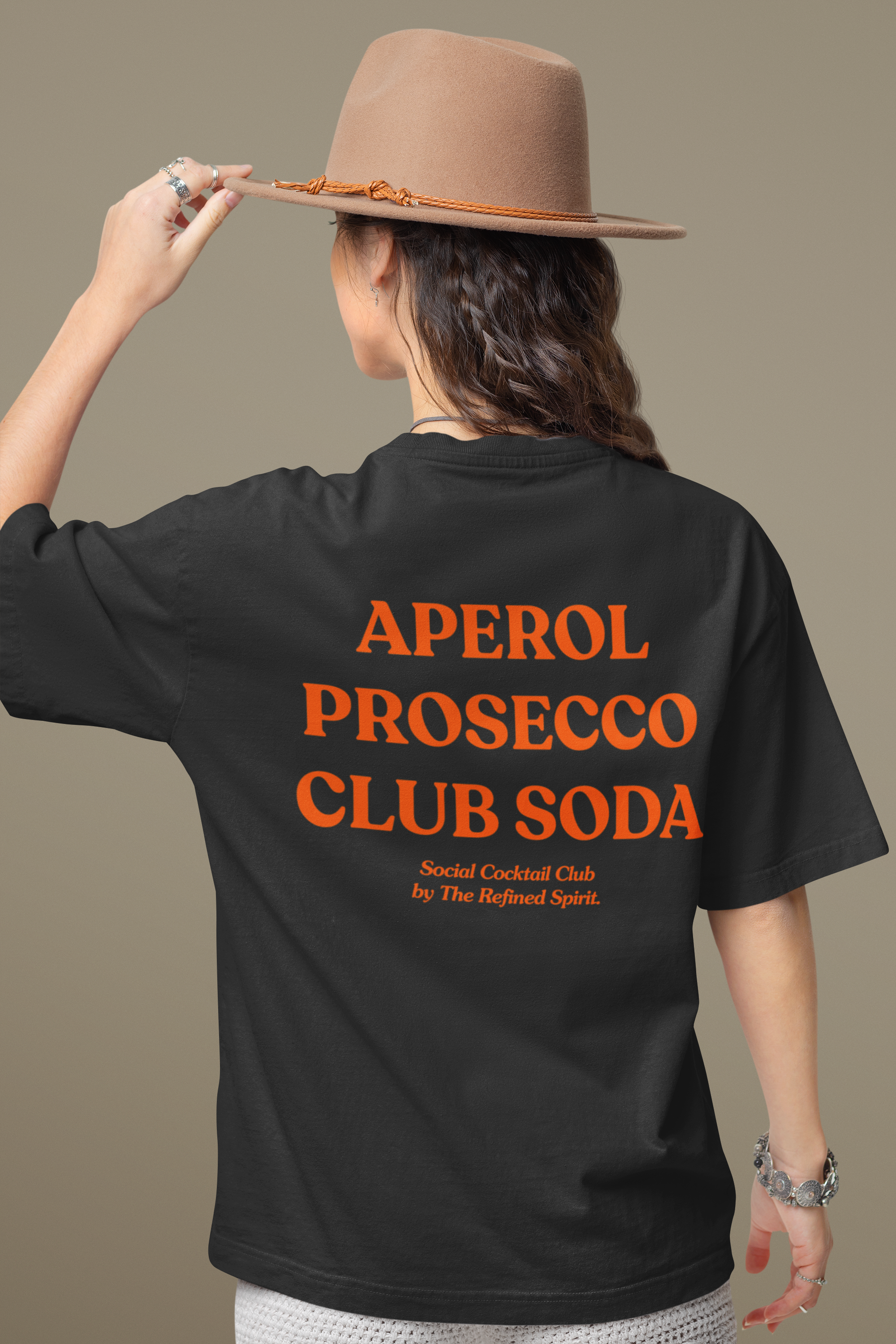 Aperol Prosecco Club Soda - Oversized T-shirt