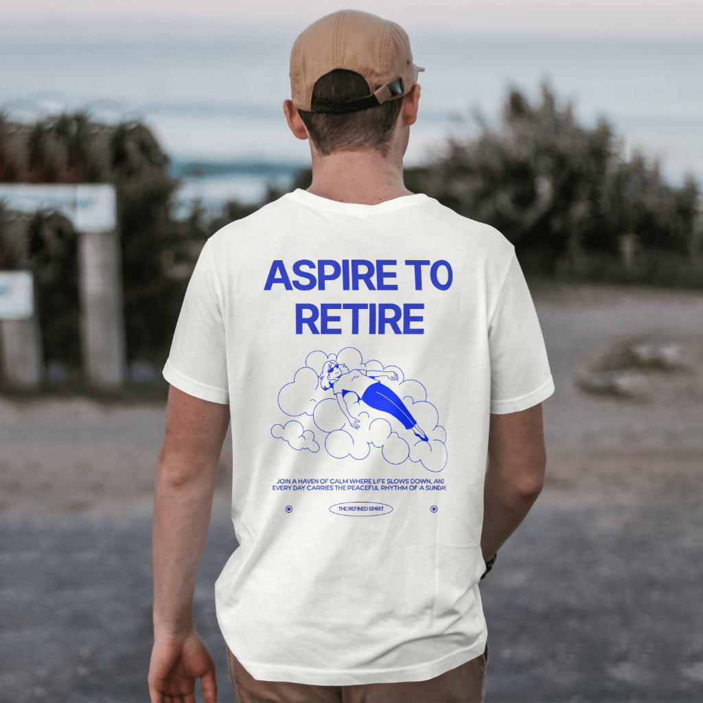 Aspire to retire - Organic T-shirt