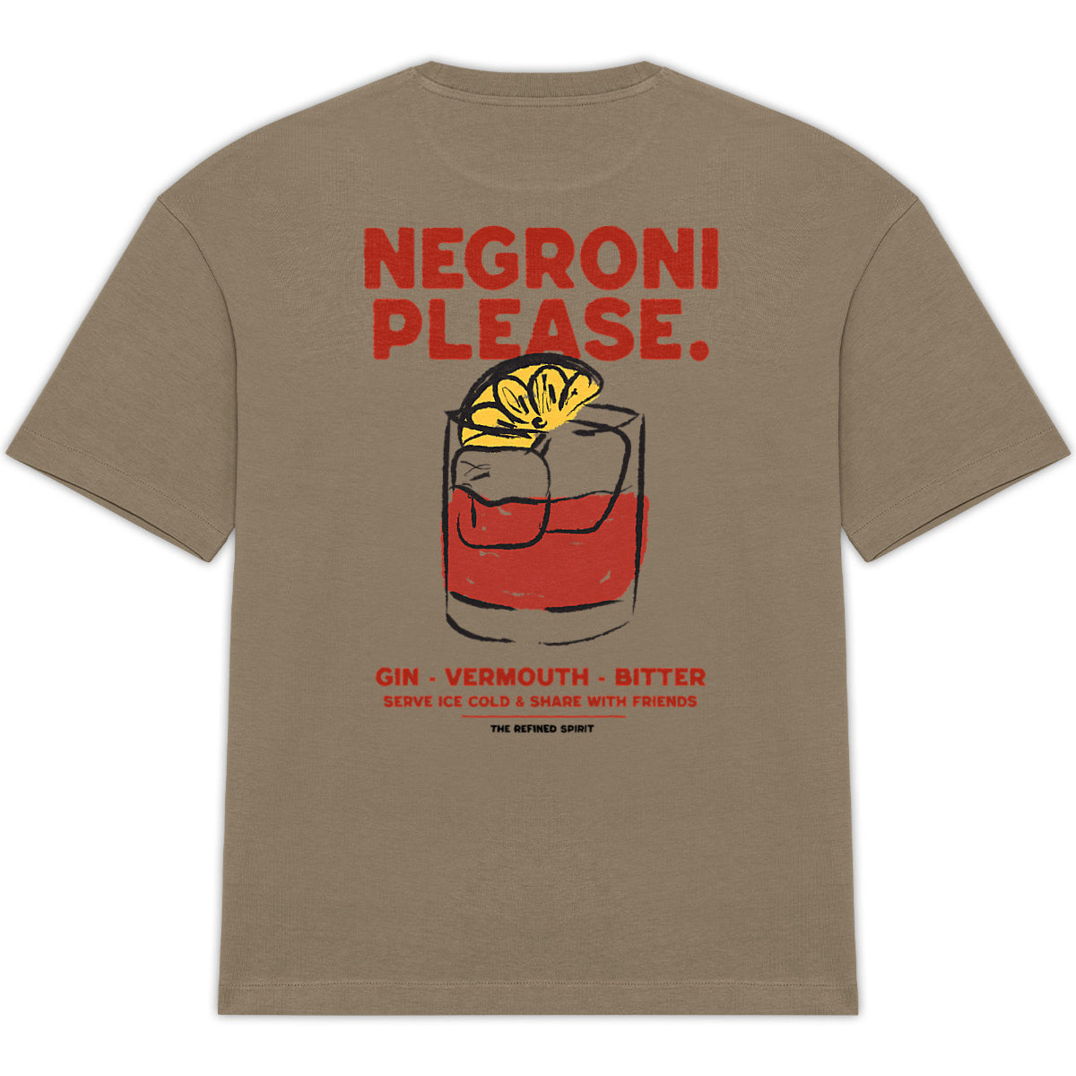 Negroni Please - Oversized T-shirt