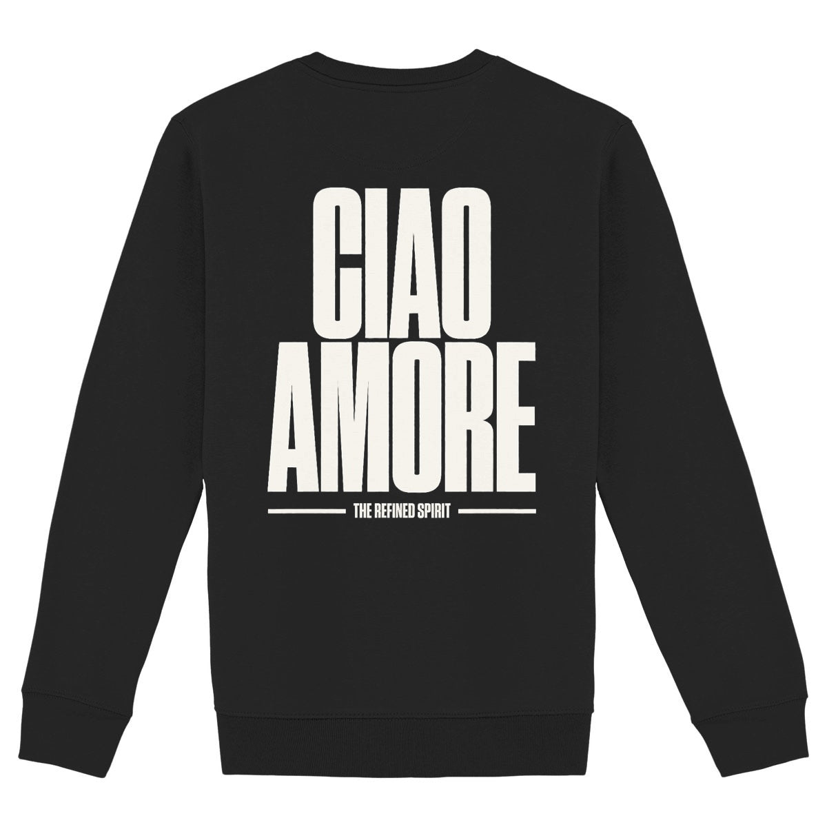 Ciao Amore - Organic Sweatshirt - back_black