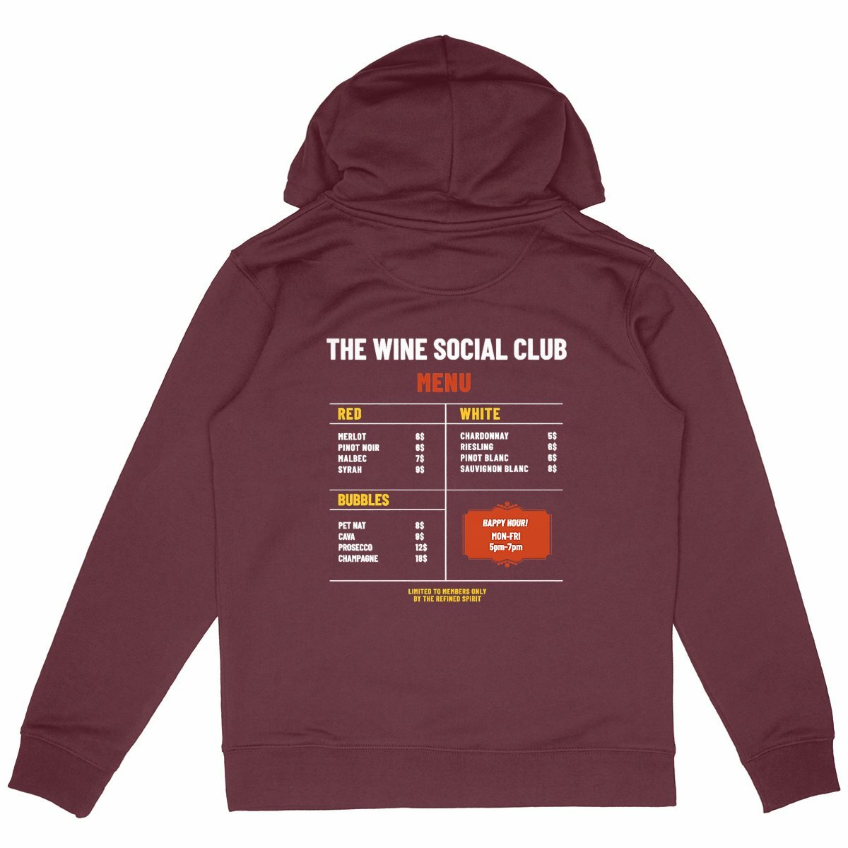 The Wine Social Club - Organic Hoodie