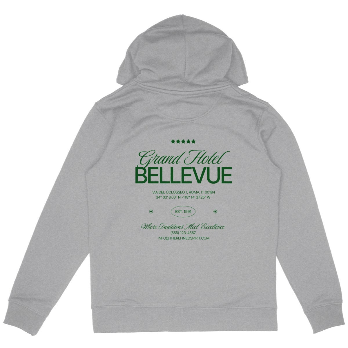 Grand Hotel Bellevue - Organic Hoodie