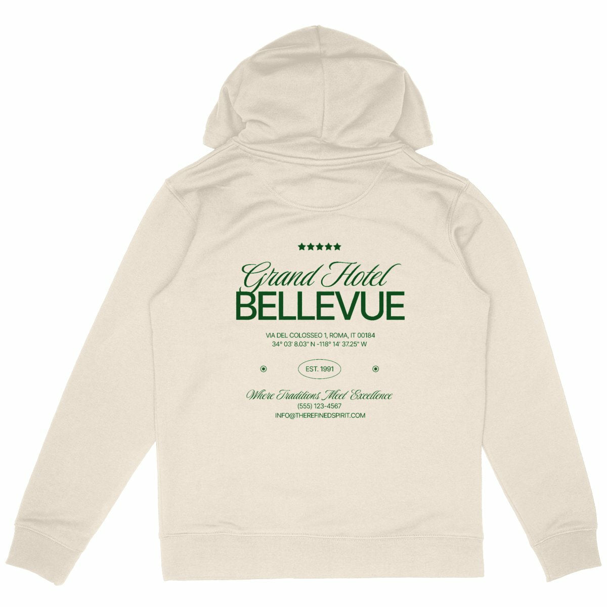 Grand Hotel Bellevue - Organic Hoodie