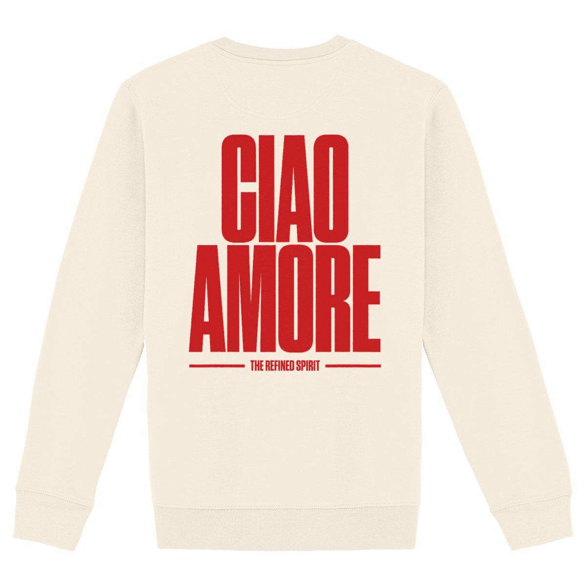Ciao Amore - Organic Sweatshirt - back_ivory