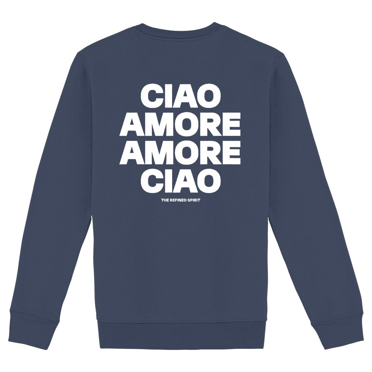 Amore Ciao - Organic Sweatshirt - back_navy