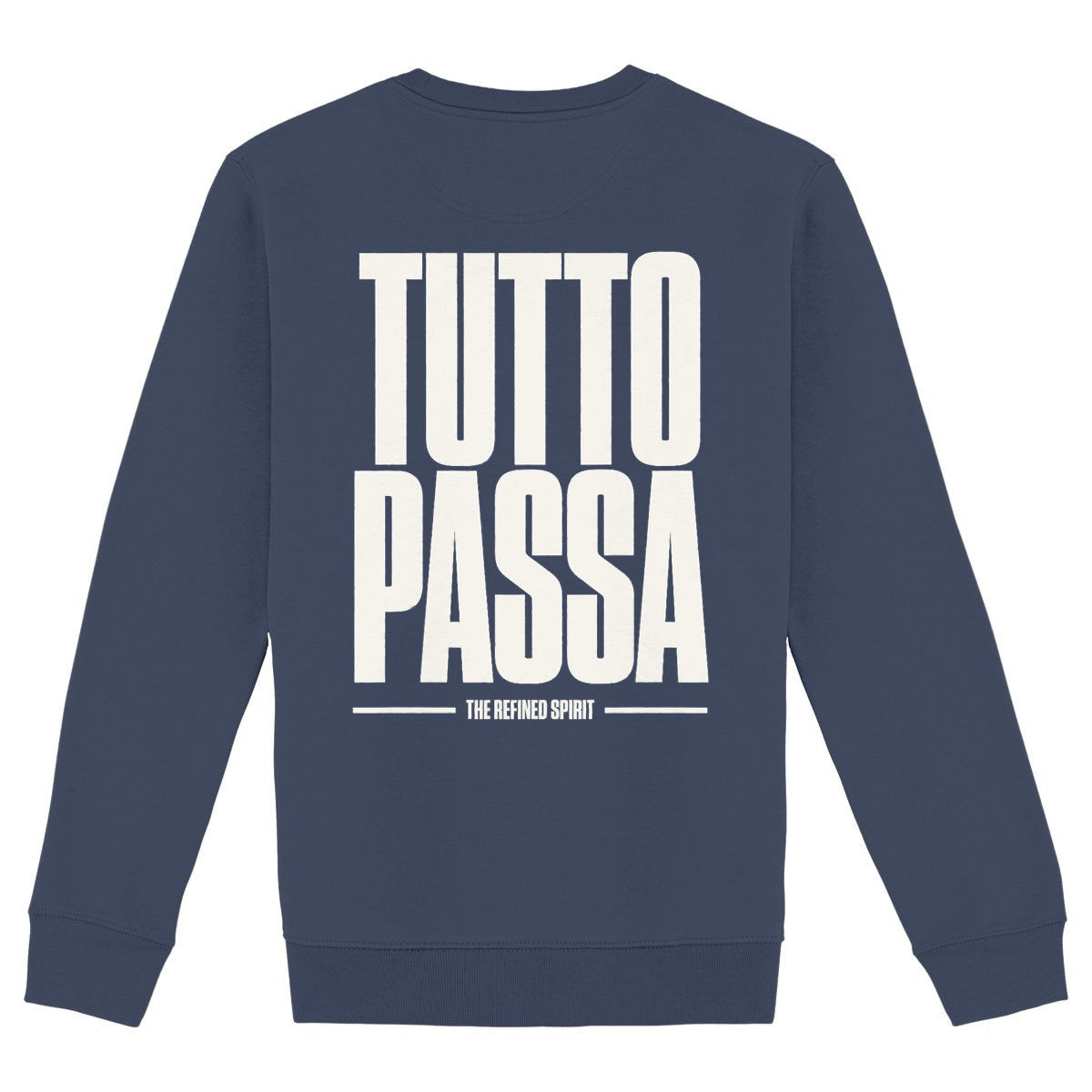 Tutto Passa - Organic Sweatshirt - back_navy