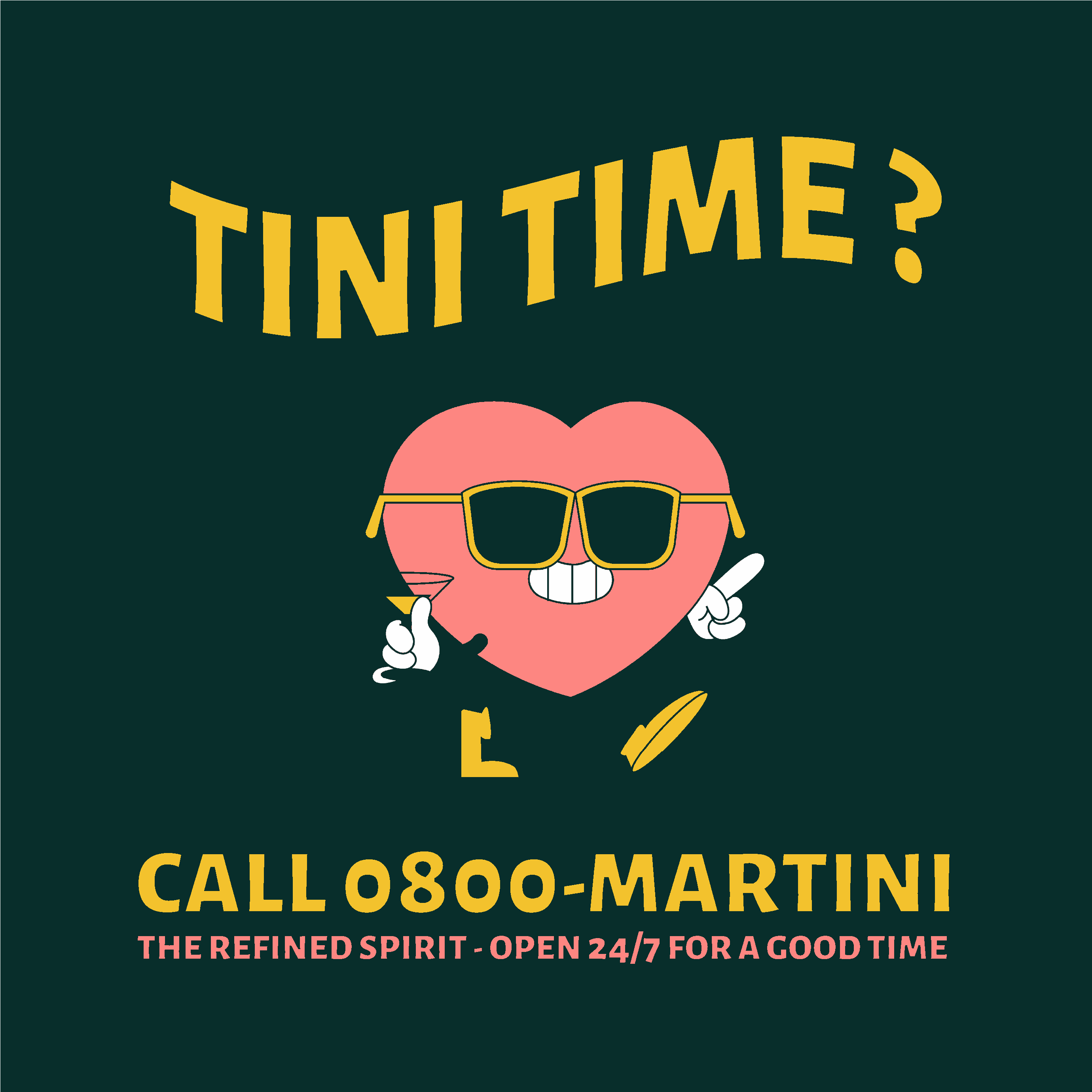 Call 0800-Martini - Organic T-shirt