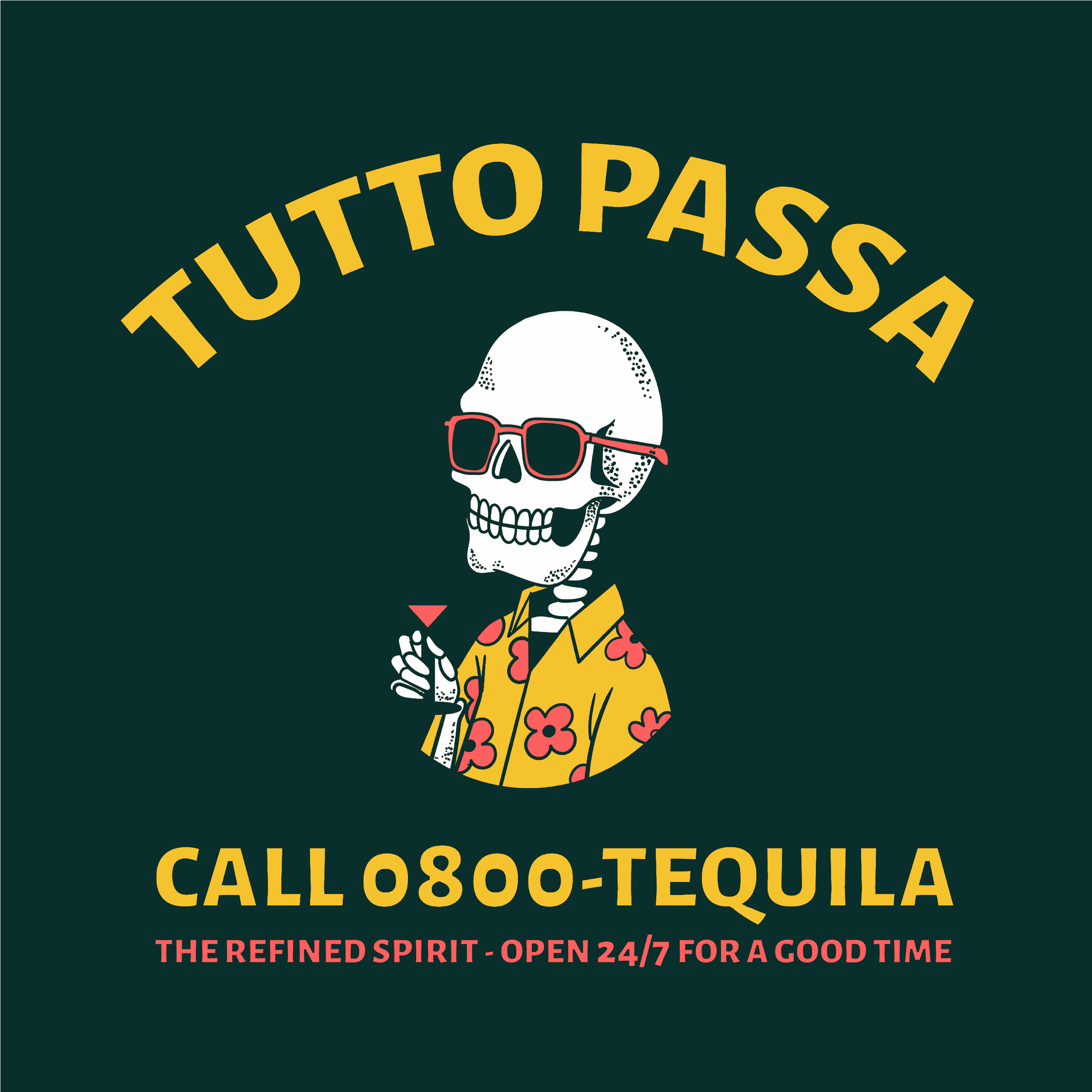 Call 0800-Tequila - Organic Hoodie