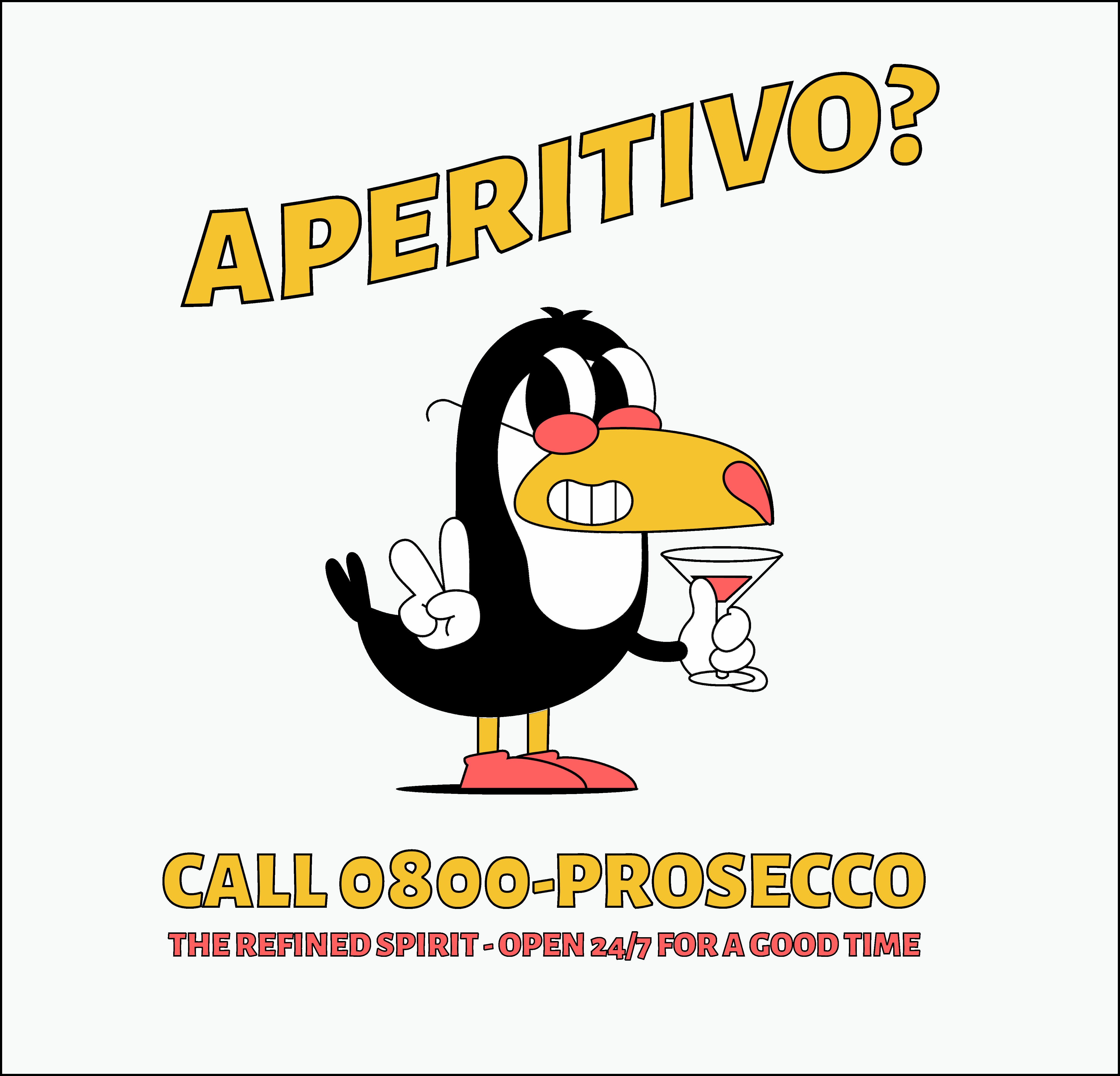 Call 0800-Prosecco - Organic T-shirt