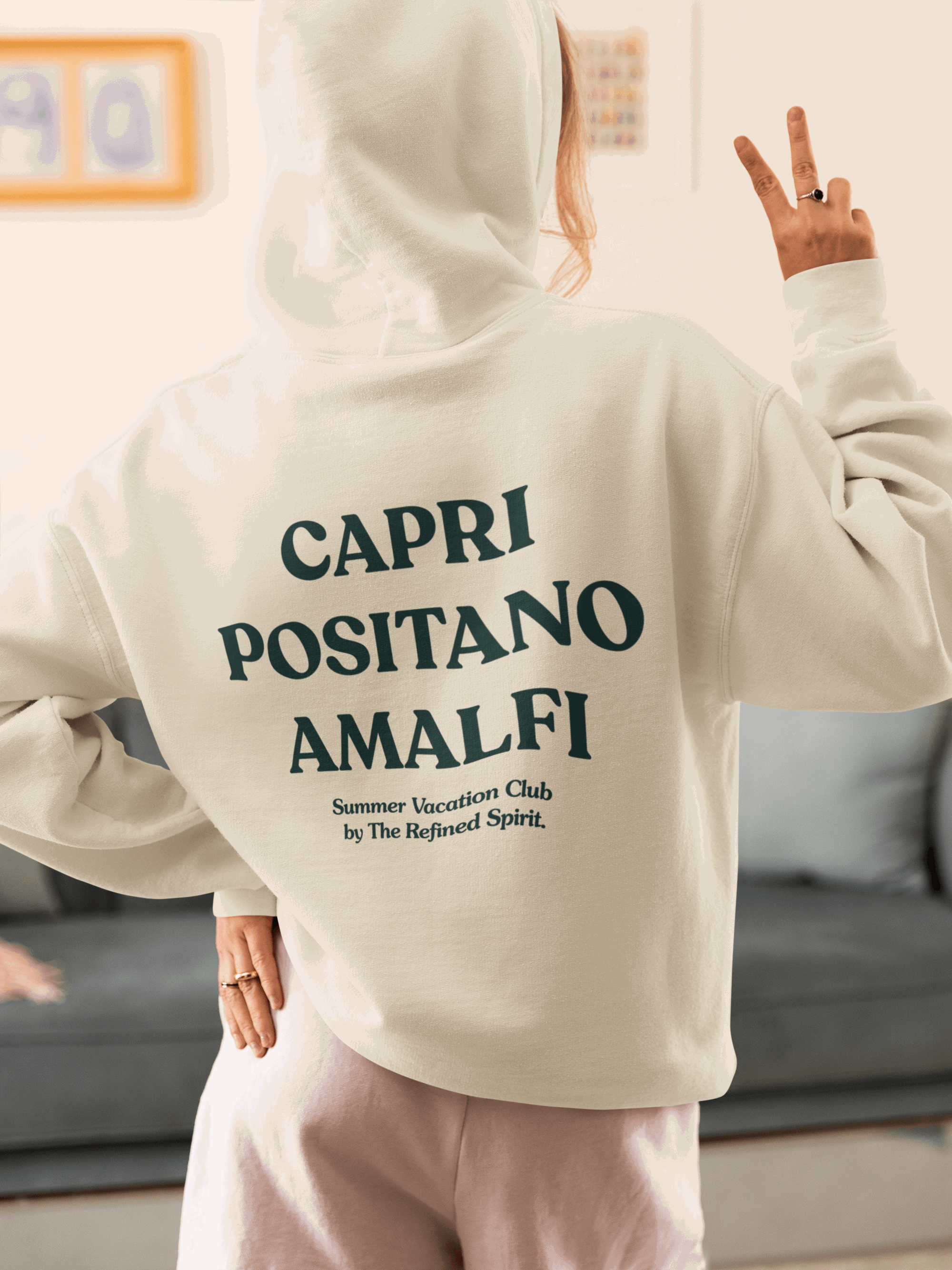 Capri Positano Amalfi  - Organic Hoodie