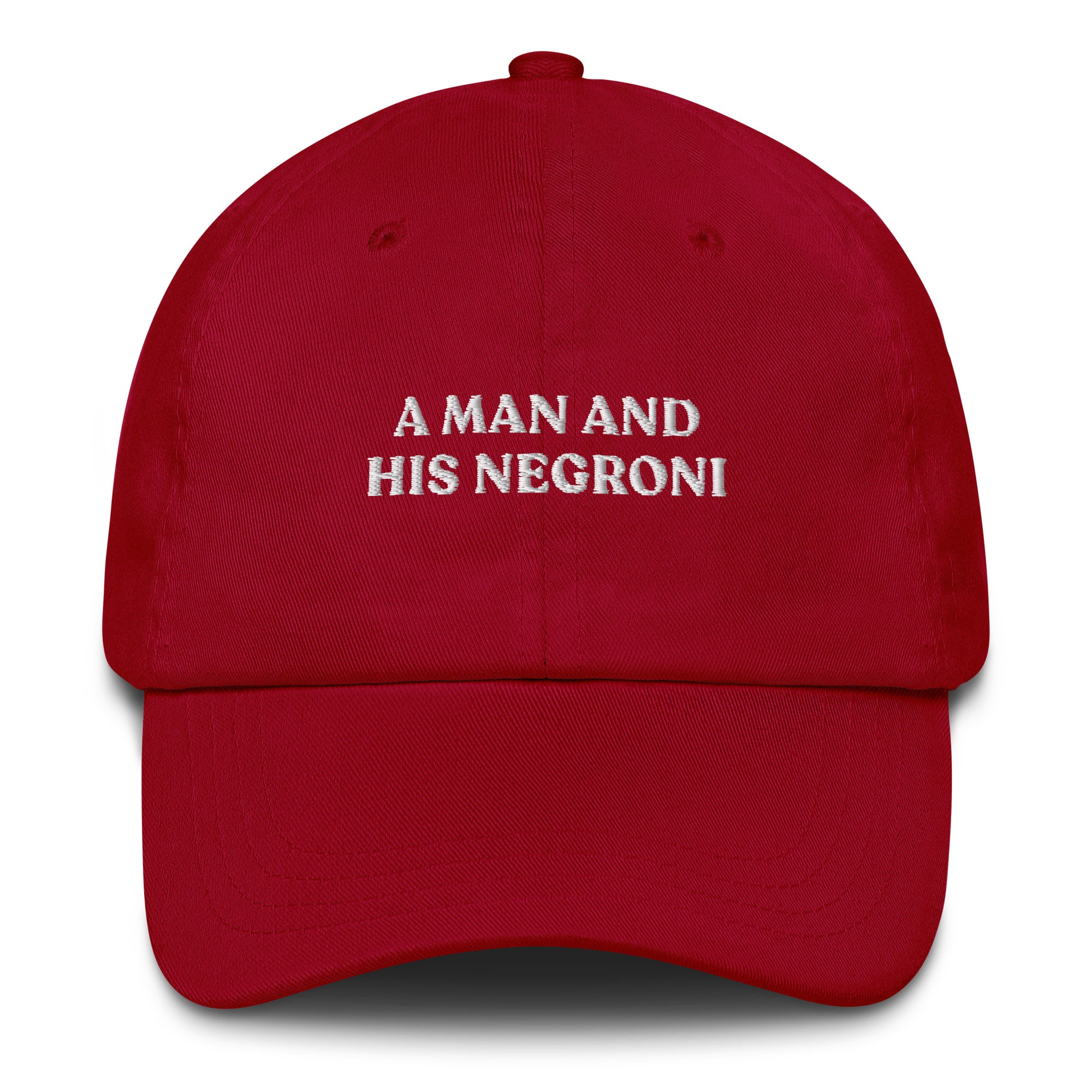 A Man and his Negroni - Cap