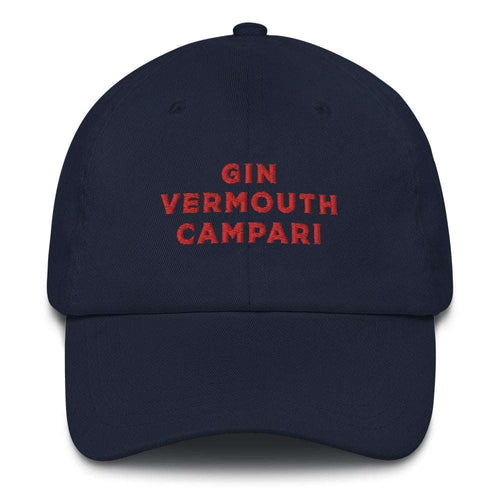 Gin Vermouth Campari - Embroidered Cap
