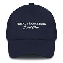 Load image into Gallery viewer, Friends &amp; Cocktails Social Club - Embroidered Cap
