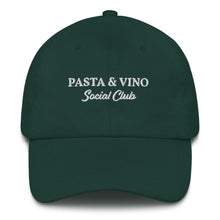 Load image into Gallery viewer, Pasta &amp; Vino Social Club - Embroidered Cap
