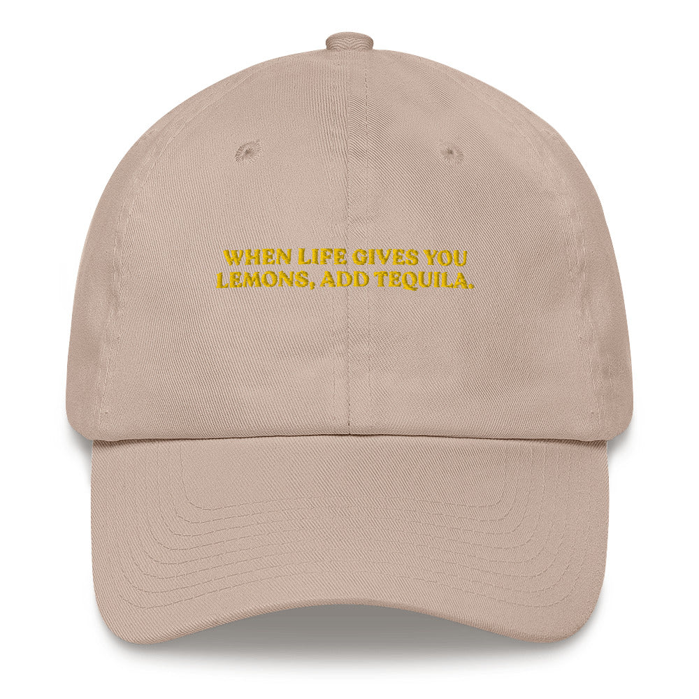 When life gives you lemon - Cap