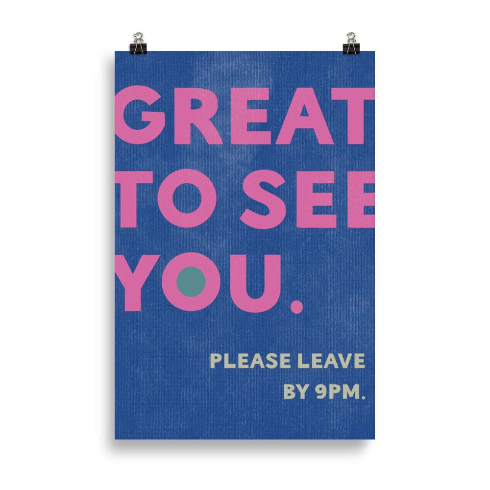 Great to see you - Poster