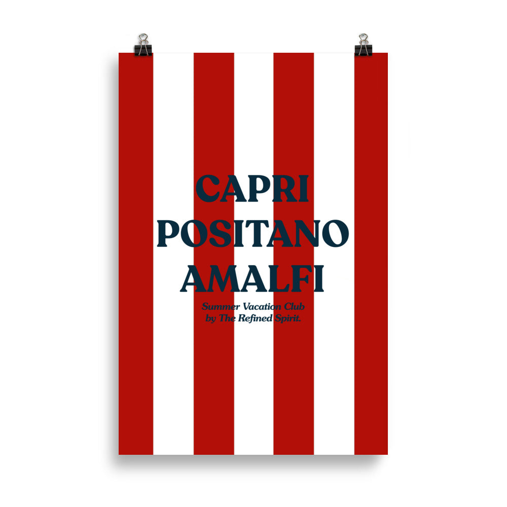 Capri Positano Amalfi - Poster