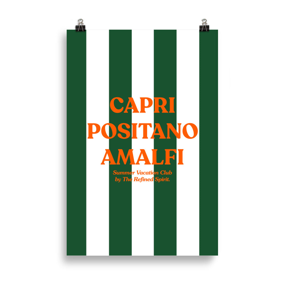 Capri Positano Amalfi - Poster