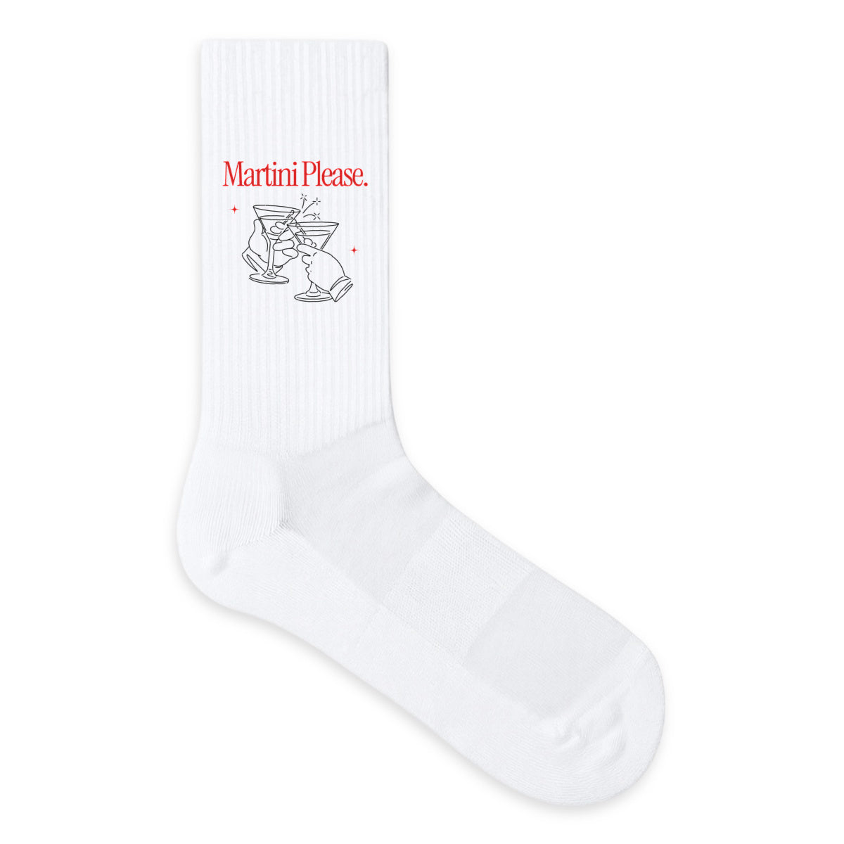 Martini Please - Organic Socks - front_0