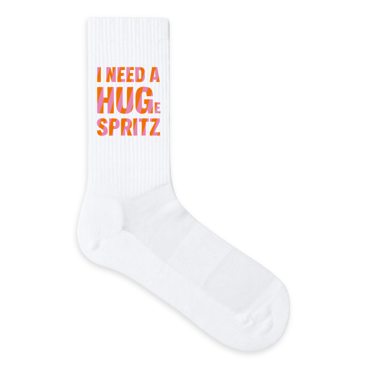 I need a huge Spritz - Organic Socks - front_0