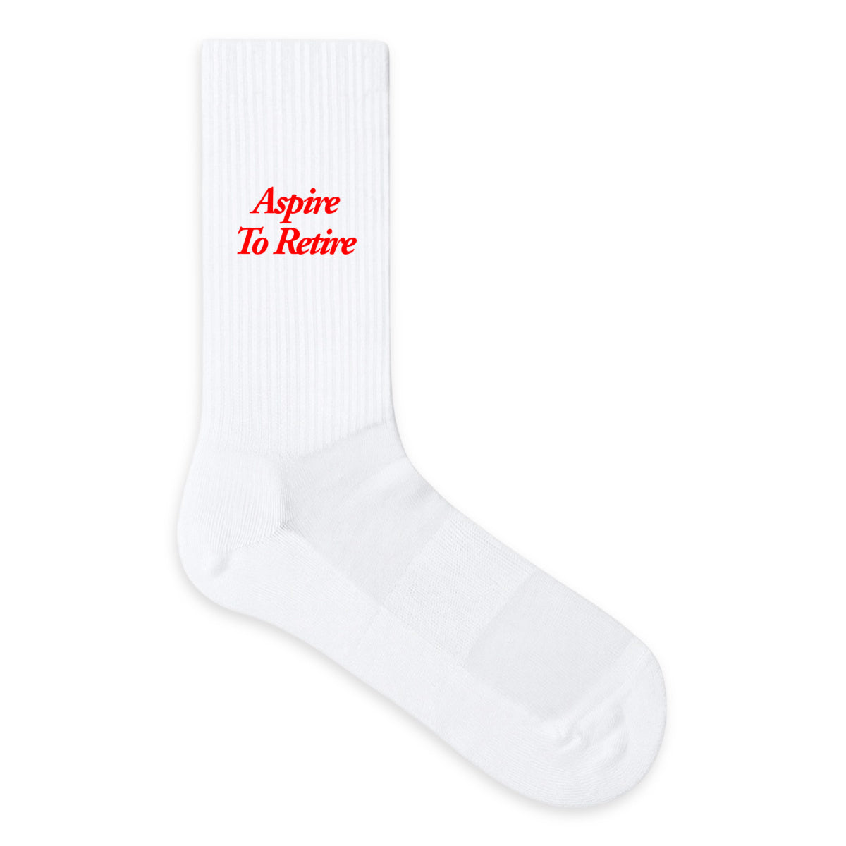 Aspire to Retire - Organic Socks - front_1