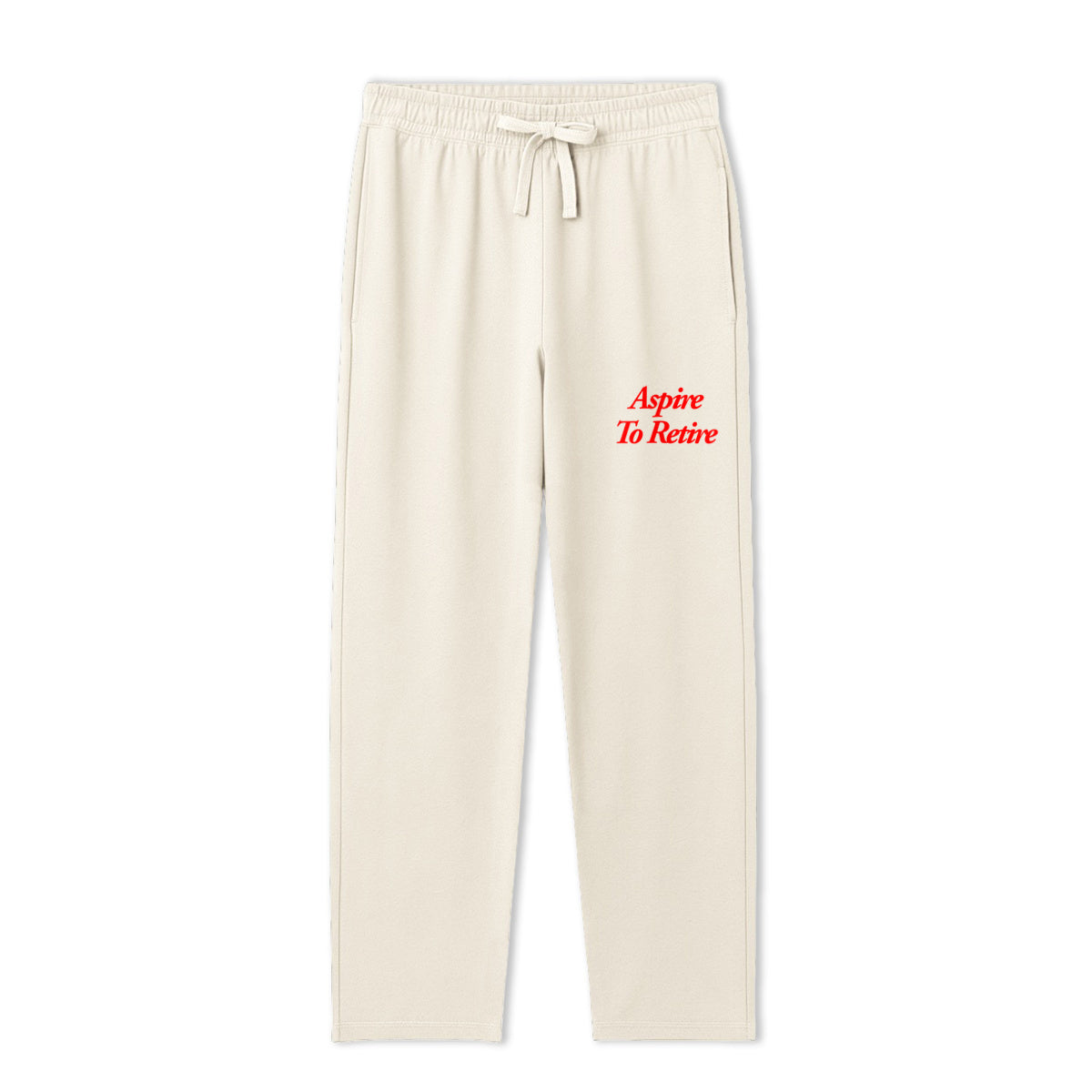 Aspire to Retire - Organic Trackpants - front_1
