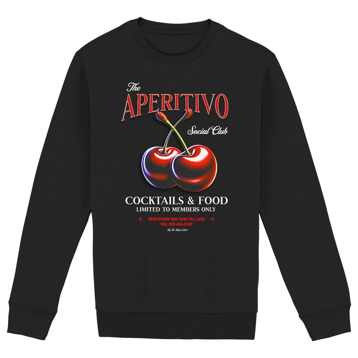 The Aperitivo Social Club - Organic Hoodie - front_black