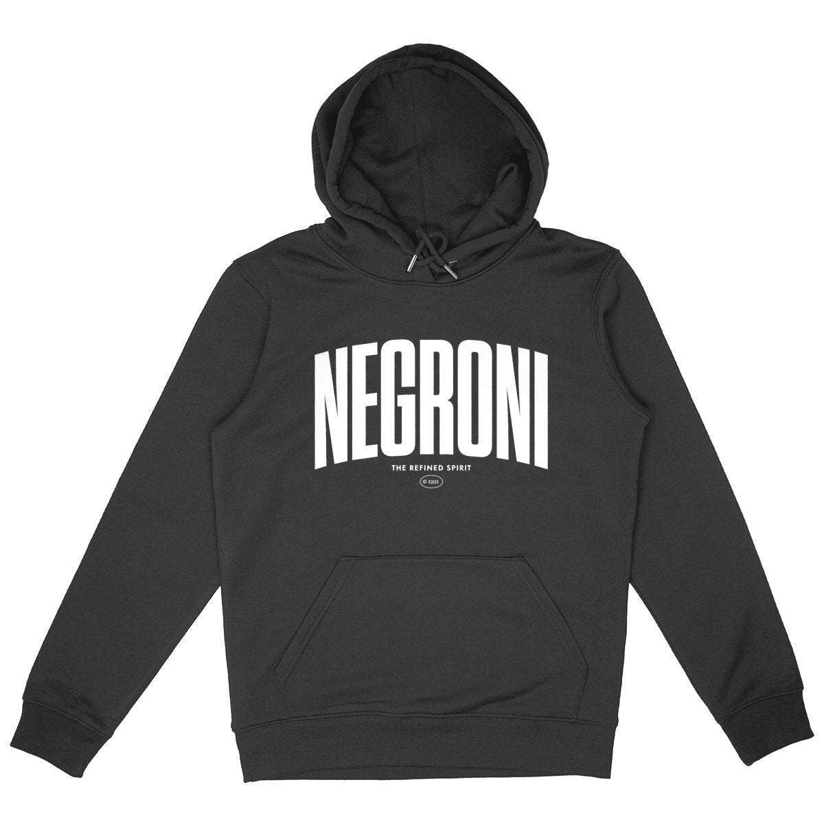 Negroni - Organic Hoodie - front_black