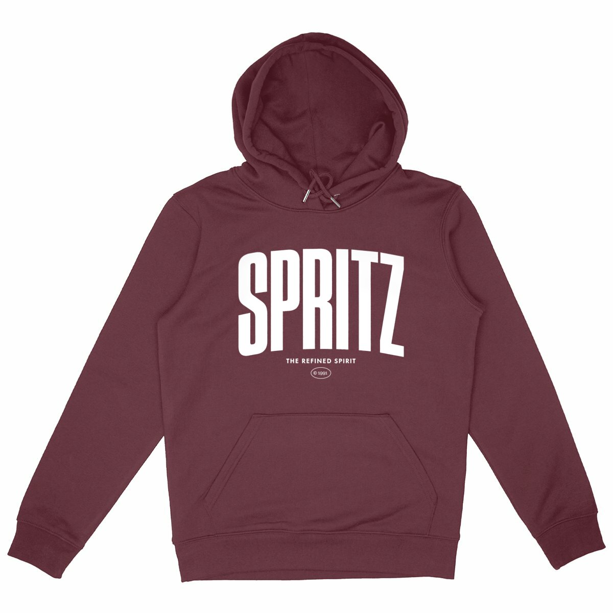 Spritz - Hoodie - front_burgundy