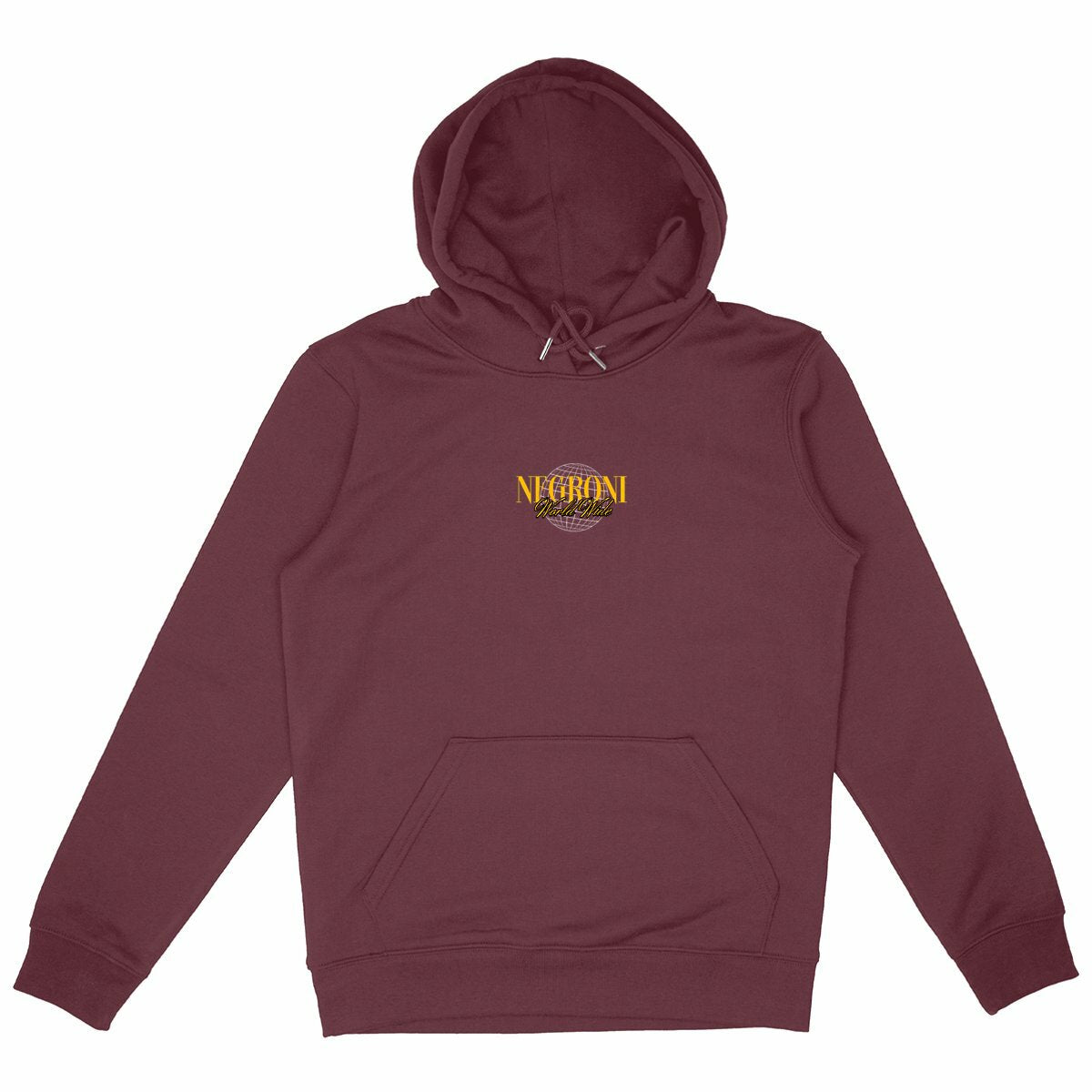 Negroni Worldwide - Organic Hoodie - front_burgundy