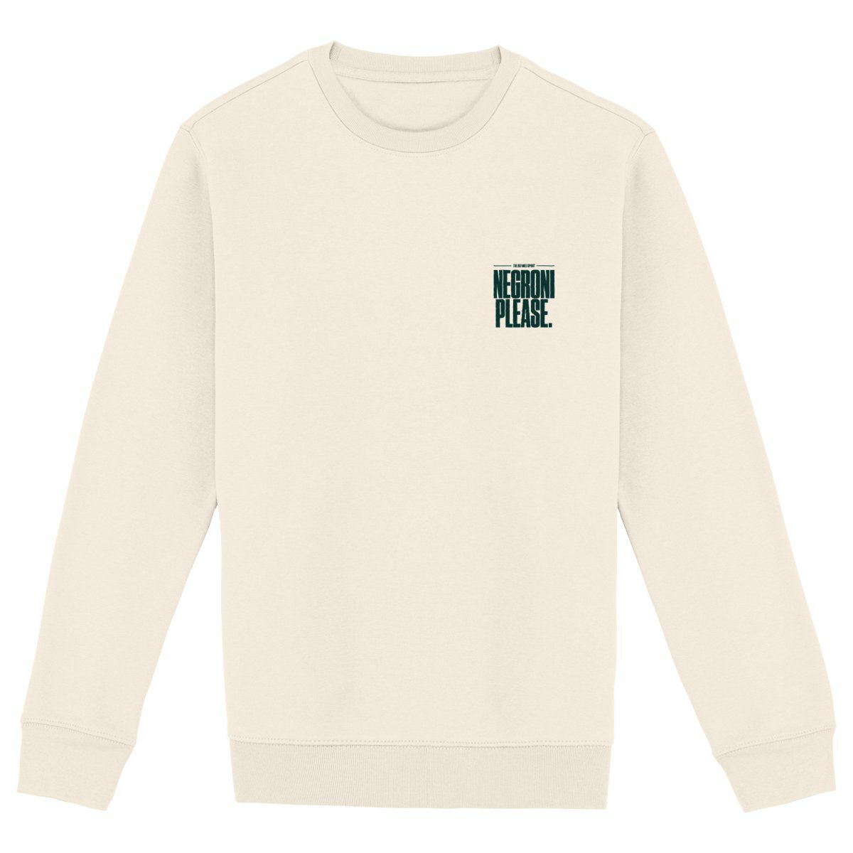 Negroni Please - Organic Sweatshirt - front_ivory