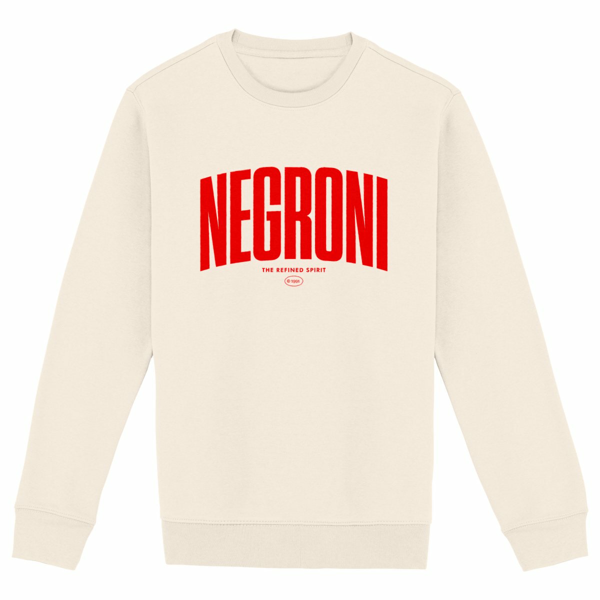 Negroni - Organic Sweatshirt - front_ivory