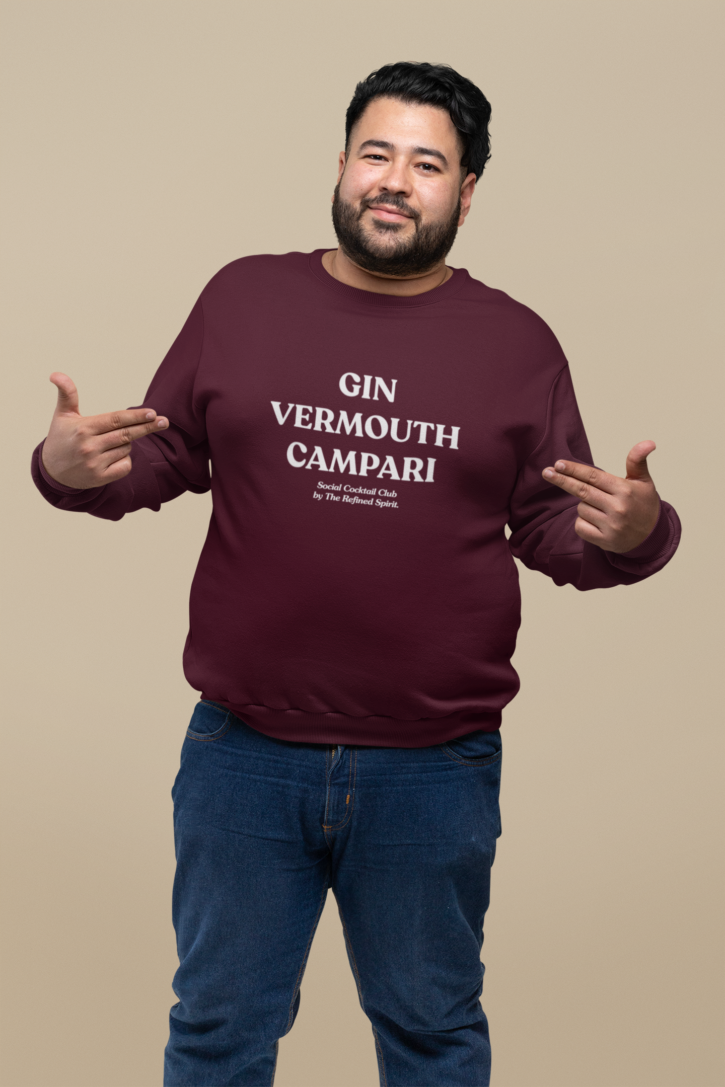 Gin Vermouth Campari - Organic Sweatshirt
