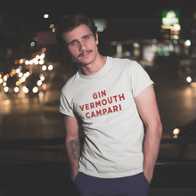 Load image into Gallery viewer, Gin Vermouth Campari - Organic T-shirt
