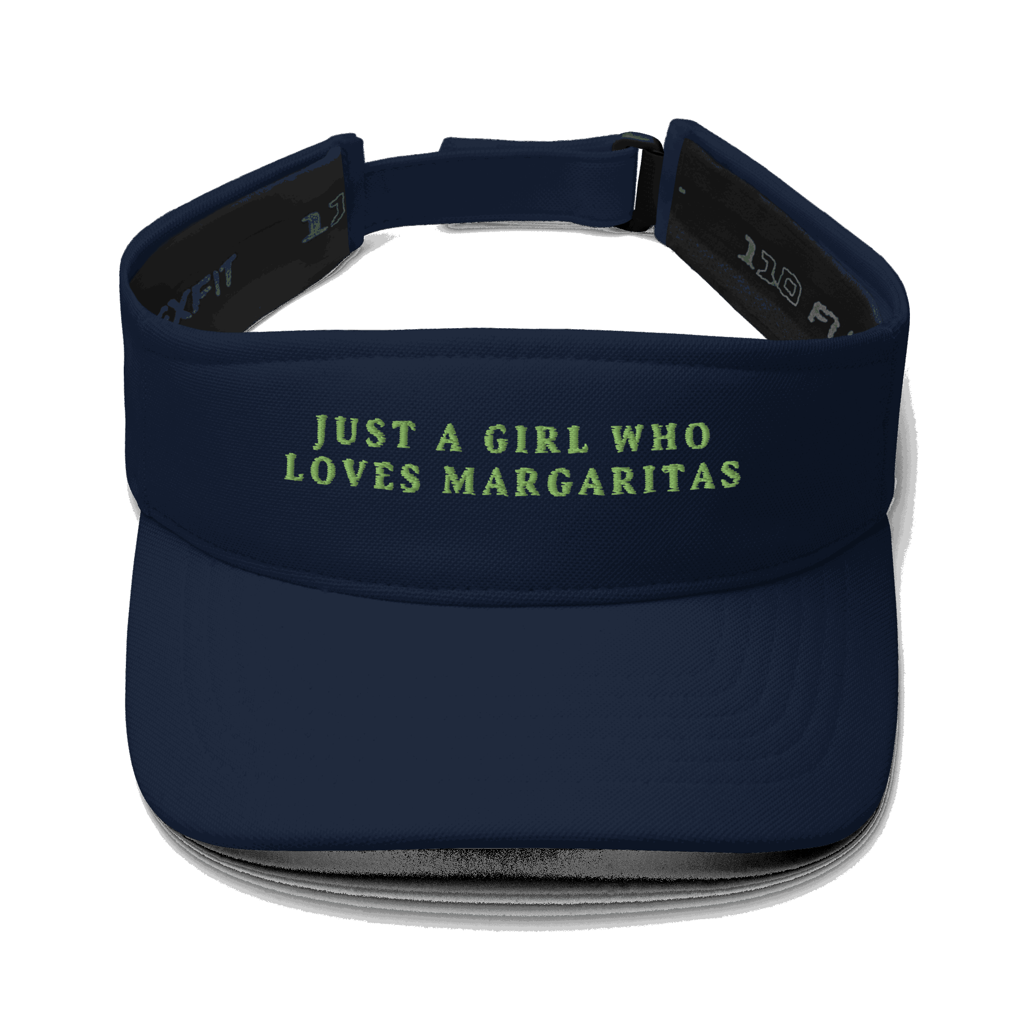 Just a Girl who loves Margaritas Visor - The Refined Spirit