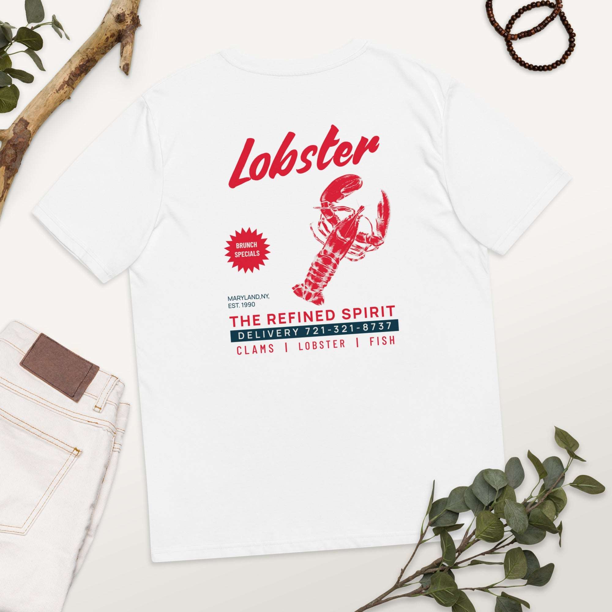 Lobster - Organic T-shirt - The Refined Spirit