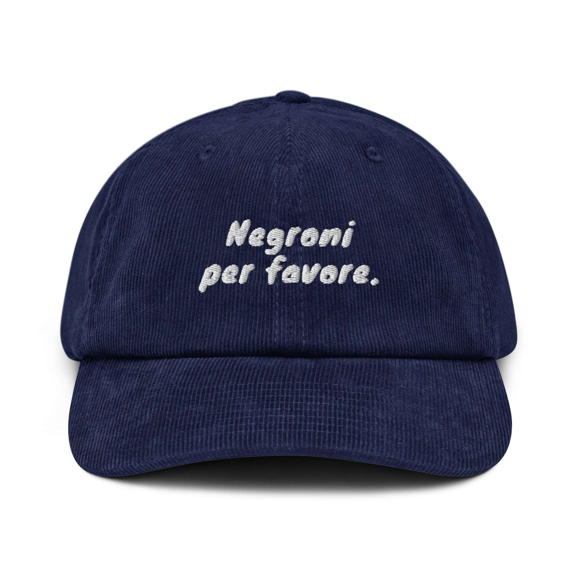 Negroni per favore - Corduroy Cap - The Refined Spirit