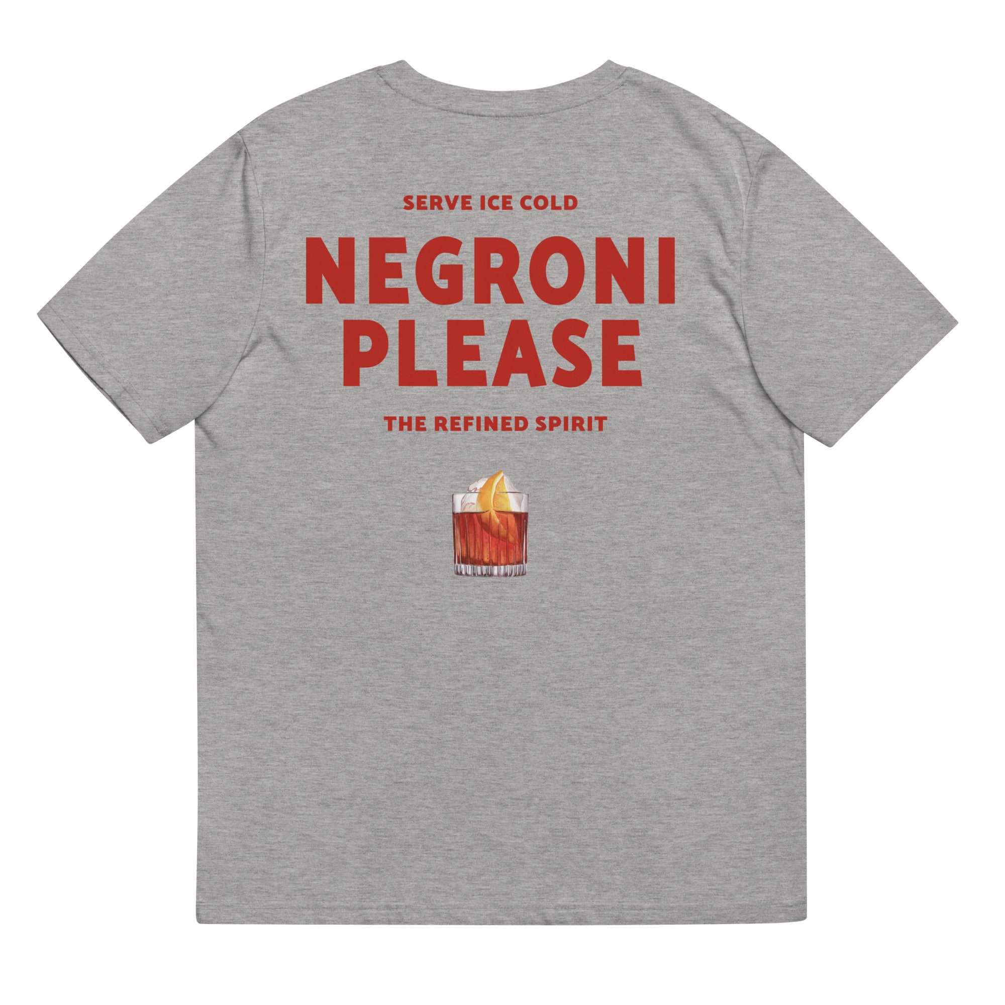 Negroni Please - Organic T-shirt - The Refined Spirit