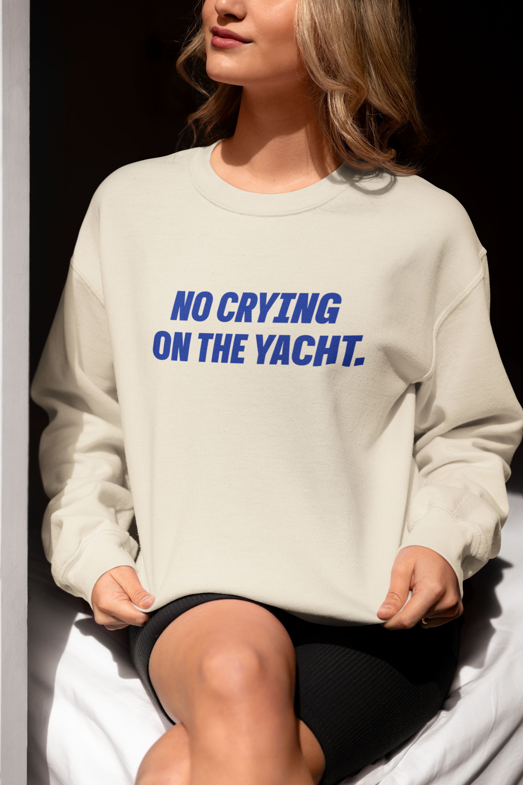 No Crying on the Yacht - Organic Hoodie